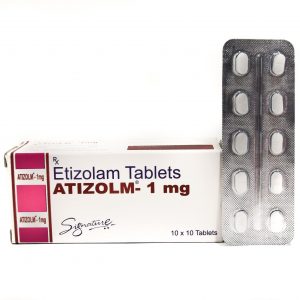 Buy Etizolam ATIZOLM 1mg